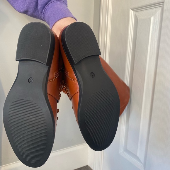 NWOT Women’s size 7.5 lace-up knee boots - Picture 5 of 5